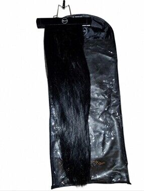 Bellami Silk Seam Clip In Hair Extensions 1B Off Black 24” 94g Remy 3 Wefts
